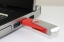Red Twister USB Plugged into a Laptops USB Port